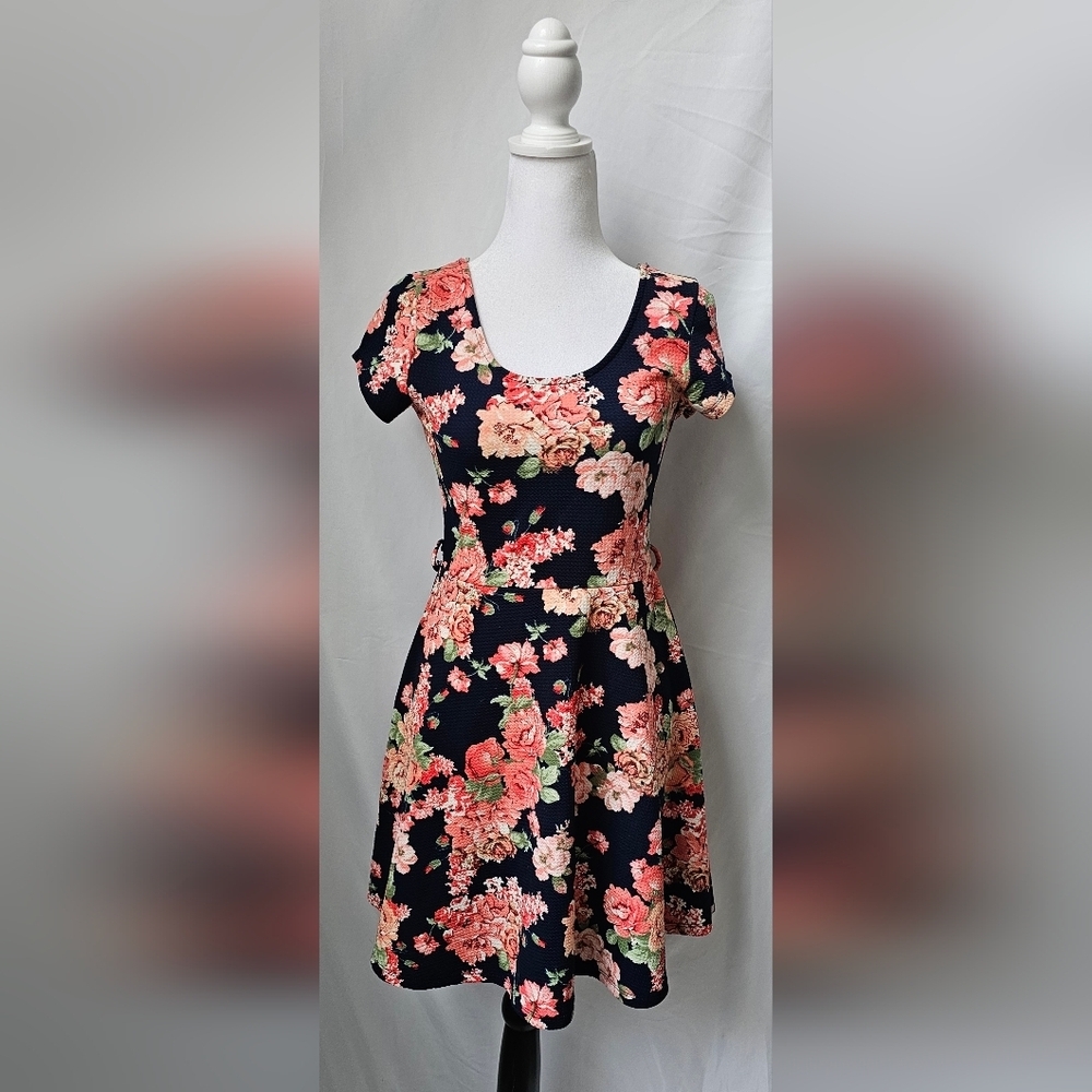 Floral Skater Dress by Iris – Size Large